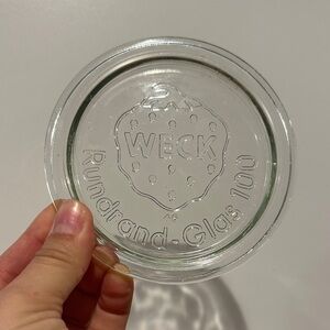 Weck Rundrand-Glas Replacment Lid x2